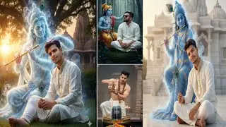 20 + God Gemini Ai Photo Editing  Krishna ji  Gemini Photo Editing Image 