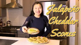 Jalape&ntilde;o Cheddar Scones Recipe | A Simple Savory Baked Good