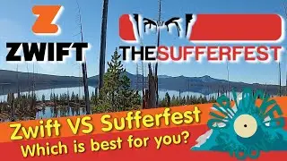 How do Zwift and Sufferfest compare?  A Weekend Warrior Review