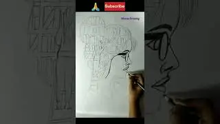 Motivational 🔥💪🏽Pencil Drawing💜 @dharsadrawing #trending #shorts #motivation #bilever #goalsetting