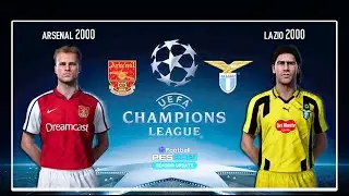 Arsenal 2000 vs Lazio 2000 ● Champions League ● Pes 2021