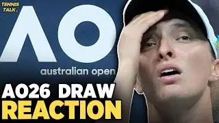Swiatek Tough Draw | Sabalenka, Gauff SF | Eala, Muchova R2 | Australian Open 2026 Draw Reaction