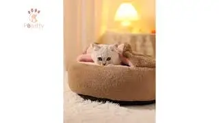 Soft Cat Bed Kitten Lounger Cushion Semi-enclosed Cat Nest Pet Basket Mat Dog Bed Cat's House