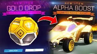 NEW GOLD DROP OPENING On Rocket League!
