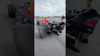 Last year's Team Red Bull F1 car driven by Max Verstappen at The Hangar Amelia Island