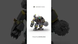 Animated in BrickLink&reg; Studio&trade; | Mining Mech