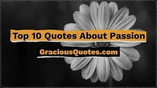 Top 10 Quotes About Passion - Gracious Quotes