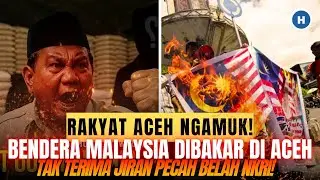 BENDERA MALAYSIA DIBAKAR DI ACEH, TAK TERIMA JIRAN HASUT RAKYAT PECAH BELAH NKRI!