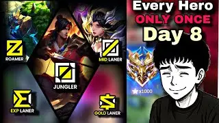 Playing Every HERO Only Once in SOLO RANK Day 8
