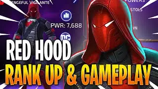*NEW* RED HOOD 5 STAR LEGENDARY RANK UP & GAMEPLAY! - DC Legends