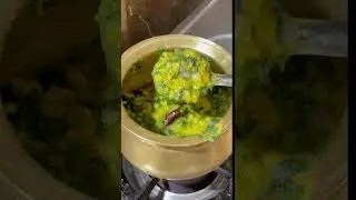 3 Types of green leaves with coconut curry #foodmenu