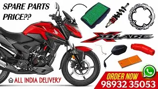 Honda X Blade ~ Spare Parts Price List | 98932 35053 🇮🇳 All India 🚚 Home Delivery #xblade