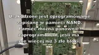 Samsung UE40D5500 resetuje się zaraz po pojawieniu logo SMART