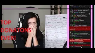 TOP 6 TWITCH DONATIONS EVER! OVER 100.000$ !!
