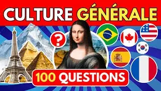 100 QUESTIONS en Français pour TESTER VOTRE NIVEAU 🧠🤯 | Quiz Culture Générale