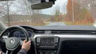 VW Passat B8 Alltrack 2.0TDI 190hp DSG - Country winding roads - Accelerations!