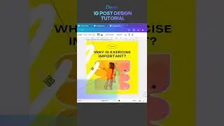 How to Design an Instagram Square Post in Minutes with Canva | Easy Tutorial | #canva #canvadesign