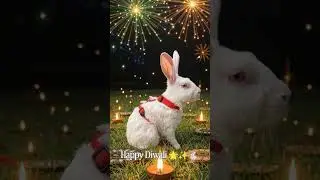 Happy Diwali #bunnyoftheday #rabbit #bunlifesty #business #bunny #pets #viralshorts #youtubeshorts