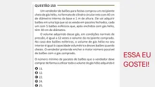 ENEM 2025 - BELÉM - Questão 153 (Caderno Amarelo) - Um vendedor de balões para festas comprou
