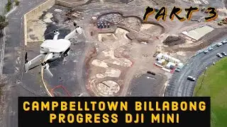 DJI mavic mini se drone New Campbelltown Billabong construction progress ***PART 3***