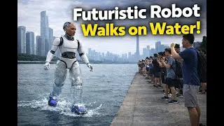 Next Gen Humanoid Robot Walks on Water and Captivates Crowds