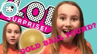 GOLD BALL LOL?? Opening LOL Lil Sisters Gold Ball!! LOL Surprise Lil Sisters Doll Lil Cosmic Queen