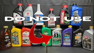 DO NOT USE this Motor Oil?