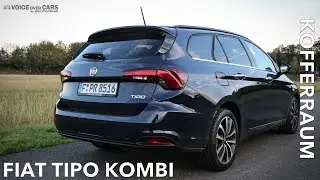 2019 FIAT Tipo Kombi Kofferraum Check Volumen Abmessungen Stützlast Dachlast Anhängelast Voice ove