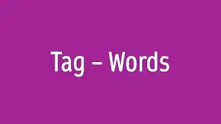 RWI - Purple Phonics Story 5 - Tag - words
