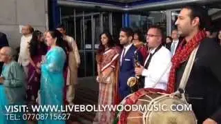 Saxophone and Dhol Entrance