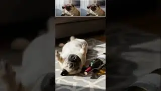 Hey Siri why does my pug drink all the wine?