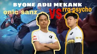 Adu mekanik by1 chou rqq psycho vs onic sanz by one #gameplay #mobilelegends #byone
