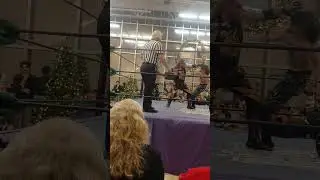 Pro wrestling at the harrison county rec center in clarksbrug wv USA 