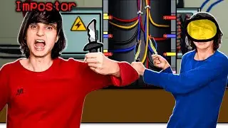 JOGAMOS AMONG US NA VIDA REAL! FOI SUPER TENSO!! (Impostor IQ 9,999,999)