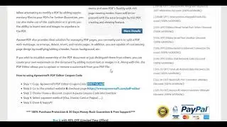 40% OFF &ndash; Apowersoft PDF Editor Coupon Code