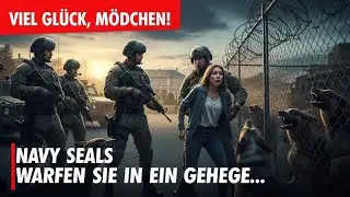 „Viel Glück, Mädchen!“ Navy SEALs warfen sie in ein Gehege für hungrige Hunde – ohne zu wissen, das