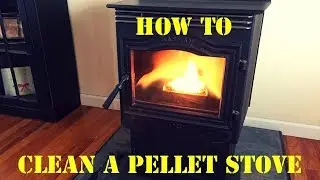 How to clean a pellet stove, Easy!