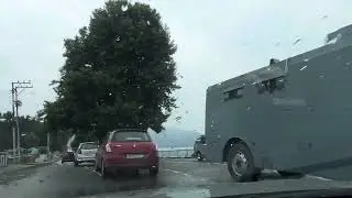 Mesmerizing Rainy Dal Lake Car Drive | Monsoon Roadtrip Vlog