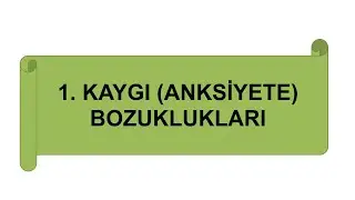 PDR ÖABT 3.BÖLÜM: Davranış ve Uyum Problemleri