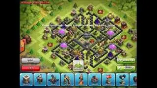 Clash of Clans - Epic TH9 Farming Base (4 mortars)