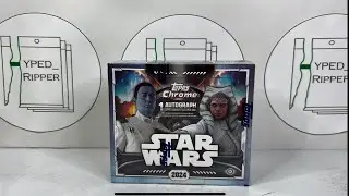 Topps Chrome Star Wars 2024!! /5 Aurebrush and Gold Sketch Pulled!! What a box!