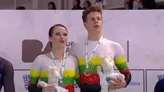 Walgode & Walgode - Medal Ceremony at World Skate Games 2022, Buenos Aires, Argentina.