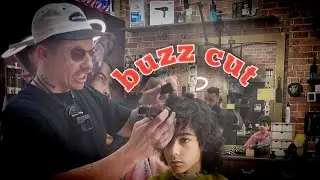 ASMR Kids Buzz Cut | The Sound of Hair Cutting with Clippers  | The Sound of Freshly Cut Hair