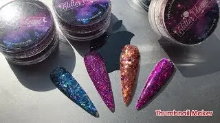 Glitter Planet Swatches
