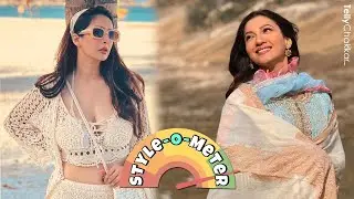 Style-O-Meter | Gauahar se se lekar Chahat takk; Dekhiye Abhinetriyo ki stunning holiday looks