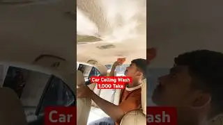 Car Ceiling Wash &ndash; Only 1000 Taka | #carwash #carrepair #wheelscapeautocare #carcare #cardetailing