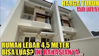 Rumah Minimalis Lebar Cuma 4 Meter Tapi Bisa Luas? Ini Rahasianya... | Rumah 2 Lantai Surabaya Timur
