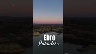 Golden hour over the Ebro River!  #EbroParadise #SunsetMagic #DroneFootage&rdquo;