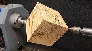 Woodturning a Cube !!