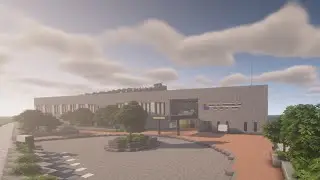 I made Haikyuu!! in Minecraft (Sendai City Gymnasium)